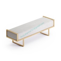 Banc de chaise longue d'intérieur/banc de chaise longue d'extérieur/banc de chaise longue moderne chaise longue vintage chaise longue de luxe