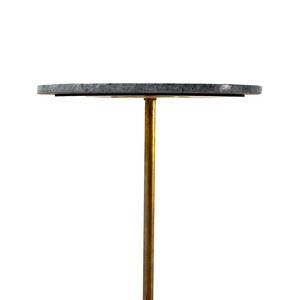 Mesa de centro con incrustaciones, mesa de centro, muebles pequeños, sala de estar, mesa auxiliar con Base de Metal móvil - Product Image 3