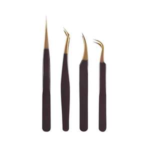 Sturdy and Durable Japanese Steel Eyelash <b>Tweezers</b> In Bulk With Pointed tip For Beauty Equipment Eco Friendly - Product Image 4