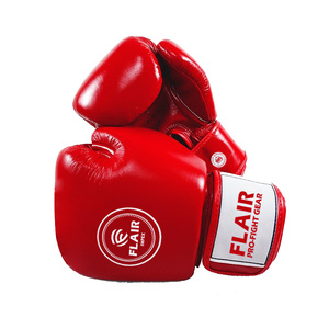 Gants de boxe grande taille en cuir PU de haute qualité avec logo personnalisé ensembles respirants pour la boxe de compétition - Product Image 1