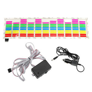 TCYATO ไฟ LED ติดกระจกรถยนต์ 12V 8W 30 ซม. แบบใหม่ พร้อมไฟกระพริบตามจังหวะเพลง สีฟ้า ใช้ได้กับรถยนต์หลายรุ่น - Product Image 2