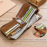 Portefeuilles en cuir pour hommes, nouveaux modèles tendance, vente en gros, nouveaux arrivages, dernières conceptions, portefeuilles en cuir décontractés pour hommes