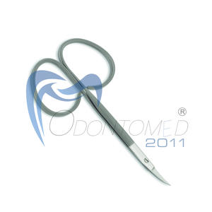 กรรไกรตัดริบบิ้นไอริส3 3/4 "ใบมีดโค้งคมเครื่องมือผ่าตัดทางการแพทย์กรรไกรอเนกประสงค์ขัดเงากระจกและหมองคล้ำ ISO - Product Image 4