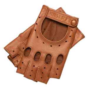 Gants de conduite d'hiver pour hommes en cuir uni personnalisés, écran tactile, écologiques et respirants, doigts entiers, chauds, pour l'extérieur - Product Image 5