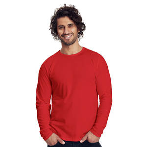 Wholesale Basic <b>Men</b> Comfort <b>Long</b> Sleeve 100% Cotton Casual <b>T</b> <b>Shirts</b> Low GSM Full Sleeve <b>Shirt</b> - Product Image 1