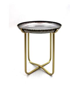 Porte-bougie de décoration de Noël en fer couleur laiton moderne pour la maison décoratif fait à la main personnalisé - Product Image 3