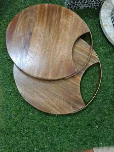 Nouvelle planche à découper de cuisine à usage domestique bloc à découper en bois d'acacia naturel lavable au lave-vaisselle taille personnalisée pour une durabilité rapide - Product Image 2