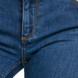 Meilleure vente nouveau style hiver plat avant femmes haute qualité séchage rapide 100% coton jean pantalon - Product Image 6