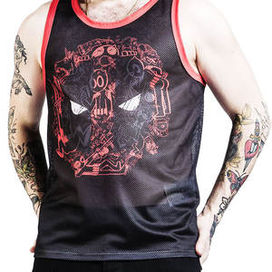 Camiseta sin mangas de sublimación de moda de estilo único último 2026, la mejor camiseta sin mangas de venta directa de fábrica para hombres en colores sólidos - Product Image 5