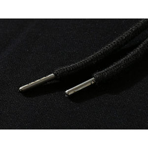 Sweat à capuche tricoté à épaules tombantes unisexe Streetwear nouveau style pour hommes avec logo personnalisé 100% coton polyester sans ficelle à capuche - Product Image 4