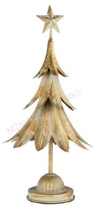 Rustique fabriqué à la main en métal arbre de noël décoratif vacances pièce maîtresse élégant affichage de table salon bureau décor - Product Image 2