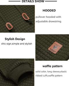 Sudadera con Capucha y Logotipo Personalizado, 420 GSM, 100% Algodón Felpa, Gruesa, Impermeable, Cálida, Hombros Caídos, Manga Larga, para Hombre, Invierno - Product Image 4