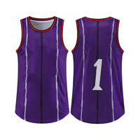 Maillot unisexe adulte personnalisé à manches courtes en maille 100 % polyester, séchage rapide, respirant, avec bretelles réglables, imprimé numérique, grandes tailles