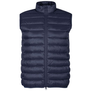 Gilet matelassé grande taille coupe ajustée pour l'hiver, chaud, épais et élastique, avec bras entier, sans manches, gilet matelassé - Product Image 1