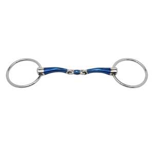 New Arrival Sweet Iron Loose <b>Ring</b> Horse Bit Double Jointed with Copper Lozenge made by TARIQ MFG CO CE ISO - Product Image 2