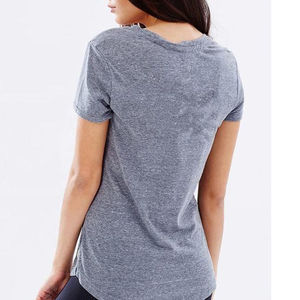 เสื้อยืดเข้ารูปสำหรับผู้หญิงดีไซน์ใหม่ราคาถูกลูกค้าต้องการมากที่สุดในช่วงฤดูร้อน - Product Image 2