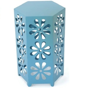 Produit de vente chaud Table d'appoint en métal avec finition noire et coupe de dentelle Chambre Table de réunion décorative Table basse d'intérieur - Product Image 4