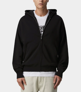 Usine directe 400 GSM personnalisé surdimensionné polaire brossé goutte épaule fermeture éclair boîte hommes sweats à capuche multi uni couleur unie Options - Product Image 3