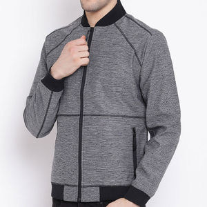 Vente directe d'usine Blousons d'hiver pour hommes avec col montant et logo frontal Taille plus pour adultes Services OEM/ODM - Product Image 2