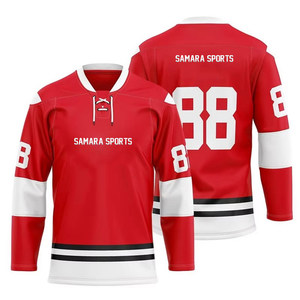 Equipo deportivo de alta calidad, logotipo personalizado, camisetas de hockey impresas por sublimación, camiseta de hockey sobre hielo para jóvenes - Product Image 1