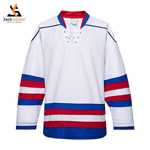 Maillots de hockey sur glace unisexes de qualité supérieure, en gros, sur mesure, pour l'entraînement d'équipe, 100% polyester - Product Image 1