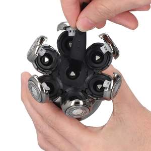 Rasoir Électrique Rechargeable pour Hommes Chauves, Étanche IPX7, Rasoir Rotatif à Cinq Lames, Lavable, Idéal pour les Applications en Camping-Car - Product Image 3