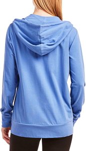 Latesty diseño de las mujeres de invierno de manga larga con cremallera sudaderas con capucha - Product Image 2