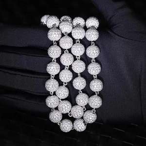 2025 NewTrend VVS Moissanite diamant chaîne de tennis 925 chaînes plaquées en argent Sterling IcedOut Tennis collier chaîne Hip Hop bijoux - Product Image 2