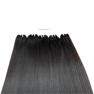 12A Super doble dibujado hueso recto cabello humano paquetes Virgen Vietnam pelo recto trama extensiones de cabello - Product Image 1