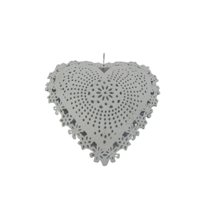 เหล็กแขวนรูปหัวใจสีขาวแบบทันสมัยขนาดมาตรฐานการใช้งานสำหรับตกแต่งคริสต์มาสงานทำมือจำนวนมาก - Product Image 1