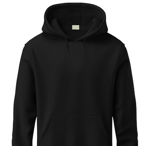High Quality Men's Long Sleeve Winter Solid Color Pullover <b>Hoodie</b> <b>Plain</b> Dyed Quick Dry Eco-Friendly Breathable 100% Cotton - Product Image 5