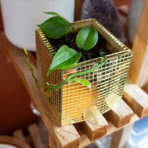 Atractivo Portavelas Votivo de Cera de Abeja Tallado a Mano con Acabado de Mosaico, Decorativo para Mesa, Bodas, Navidad - Product Image 1