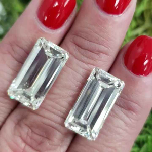 Diamants synthétiques cultivés en laboratoire, couleur D, clarté VVS, taille Radiant, blancs, pour la fabrication de bijoux, SHAPE - Product Image 1