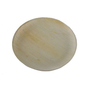 Plato de cena biodegradable respetuoso con el medio ambiente, vajilla desechable de hoja de palma para boda - Product Image 1