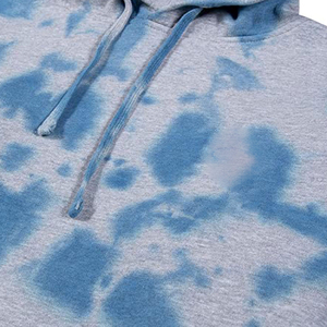 2024 Sudadera con capucha personalizada de alta calidad de algodón puro con tinte de corbata para ropa de calle unisex Sudadera con capucha transpirable tarifa de venta completa con precio barato - Product Image 2