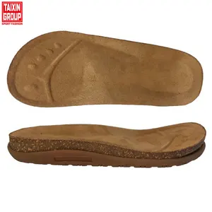 Wholesale cork sole shoes universal shoe making materials pvc shoe sole cork cork sole disposable slippers