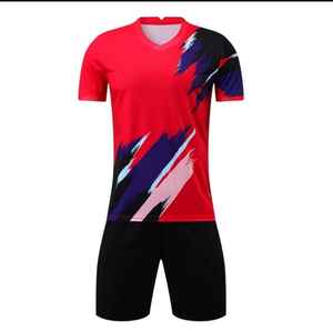 Maillot de football personnalisé pour adultes, impression numérique de haute qualité, 100% polyester, séchage rapide, manches courtes, uniforme de football - Product Image 2