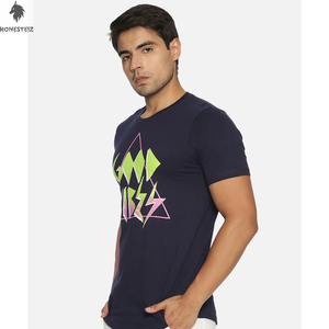 เสื้อยืดสำหรับผู้ชายคุณภาพสูงแบบกำหนดเองวิธีการพิมพ์ซิลค์สกรีนผ้าฝ้ายแนวสตรีทฮิปฮอป100% - Product Image 2