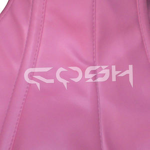 Corset en cuir rose pastel - Product Image 5