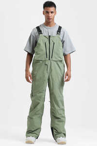 Pantalones de esquí y snowboard con estampado de talla grande para hombre y mujer, a prueba de viento, impermeables, cálidos, holgados, transpirables, ropa deportiva térmica - Product Image 5