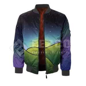 Men Slim Fit Hooded Stand Front Bomber Jackets Winter Custom OEM ODM Breathable Eco-Friendly Outdoor Jackets Reasonable Price - Product Image 1
