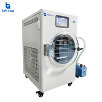 LABOAO 4-6kg Kleine Vriesdroogmachine PLC Touchscreen Meerdere Droogrecepten voor Vriesgedroogd Kippenvoer Huisdierenvoer Fruitproductie