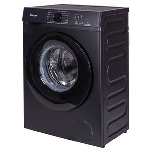 Lavatrice Elettrica Kooper Slim a Caricamento Frontale da 6 Kg, 11 Programmi Automatici, Capacità 10 Kg, Vasca Singola, Spina USA, Nera - Product Image 1