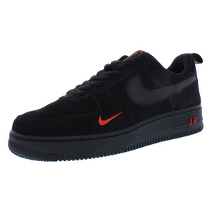 Chaussures Nike unisexes pour Air Force 1 '07 LV8 Fitness & Cross-Training Noir/Noir/Crimson clair |   100% authentique - Product Image 1