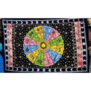 Tapices Decorativos de Pared de Algodón Estampado Hechos a Mano, de Alta Demanda, para Decoración del Hogar, Disponibles a Precio de Mayoreo para Exportación - Product Image 1