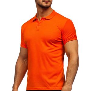 Polos de poliéster 65% de algodón 35% de alta calidad, camisetas Polo de talla grande, polos transpirables de manga corta para hombre - Product Image 3