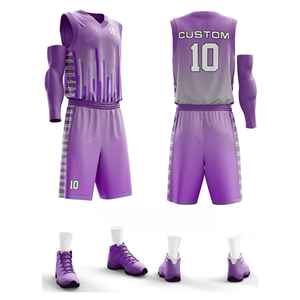 <b>Basketball</b> uniform set <b>basketball</b> <b>jersey</b> shorts men <b>kids</b> sleeveless breathable quick dry team polyester custom sportswear - Product Image 1