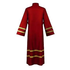 Chasuble unisexe pour célébrant, robe élégante pour prêtre, robe de clergé, vêtements catholiques, techniques d'impression brodée, taille personnalisée - Product Image 3