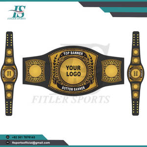 Cinturón de Campeonato Estilo UFC al por Mayor, Equipo de Entrenamiento Personalizado Premium, Fabricante de Cinturones de Título de Lucha Personalizables OEM ODM - Product Image 3