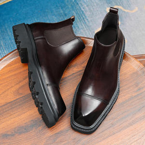 รองเท้าหนังกลับนิ่มแบบ Brogue ขอบเจาะรู พื้นรองเท้าน้ำหนักเบา รองเท้าลำลองสำหรับผู้ชาย รองเท้าแฟชั่น - Product Image 4